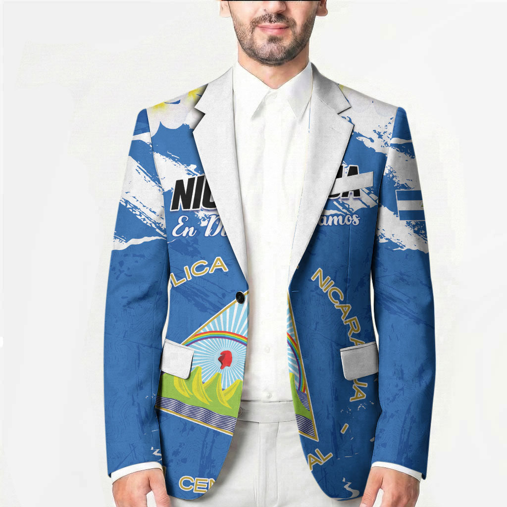 Personalized Nicaragua Sacuanjoche Blazer Happy Independence Day