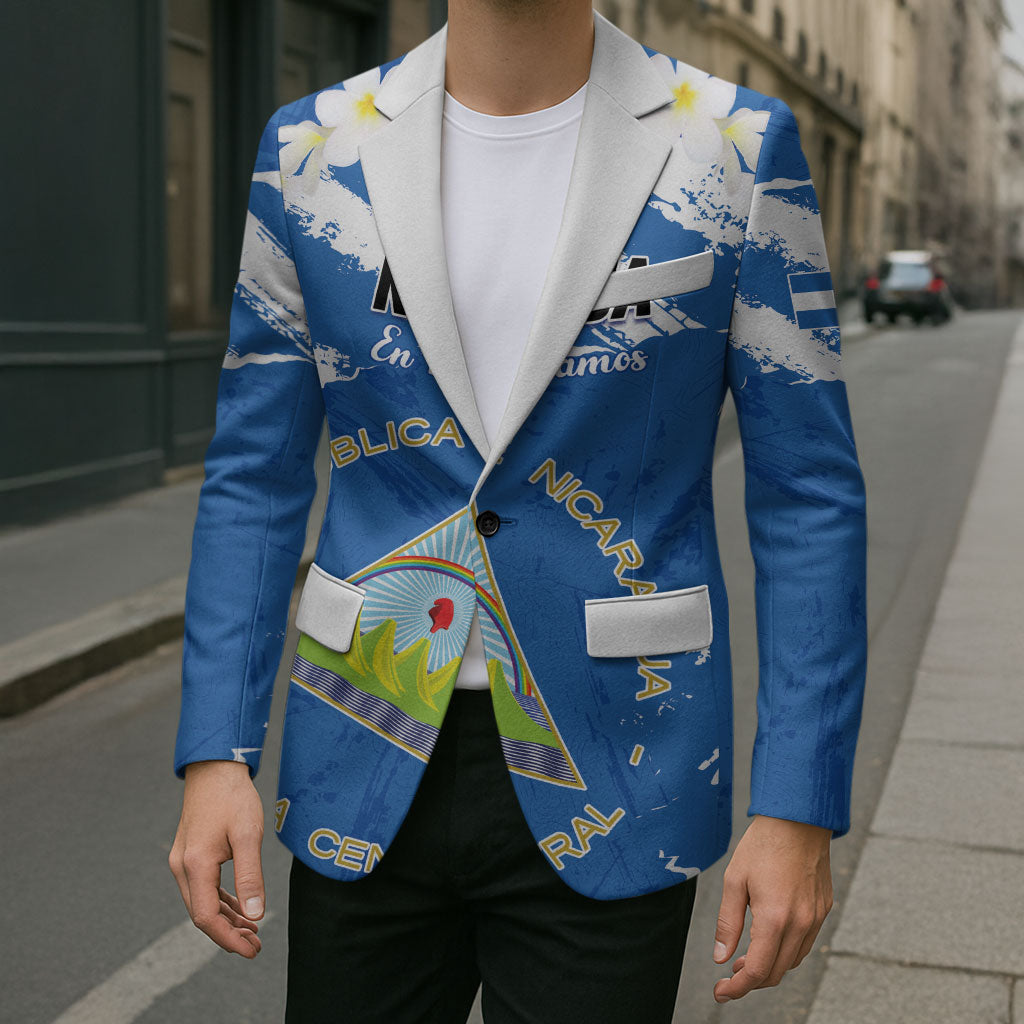 Personalized Nicaragua Sacuanjoche Blazer Happy Independence Day