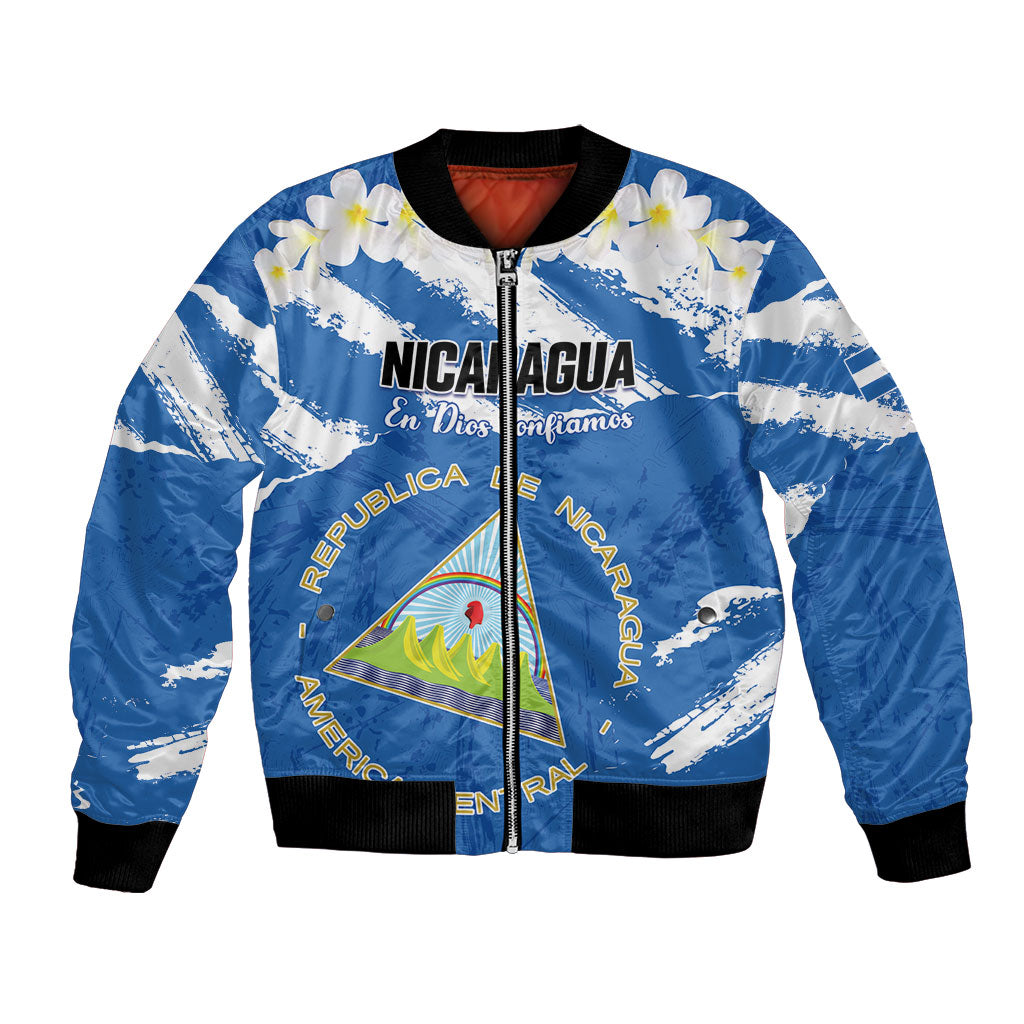 Personalized Nicaragua Sacuanjoche Bomber Jacket Happy Independence Day