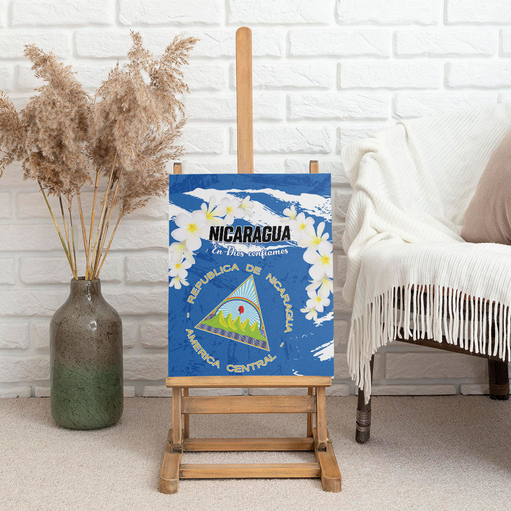 Nicaragua Sacuanjoche Canvas Wall Art Happy Independence Day