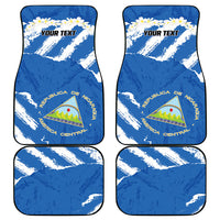 Personalized Nicaragua Sacuanjoche Car Mats Happy Independence Day