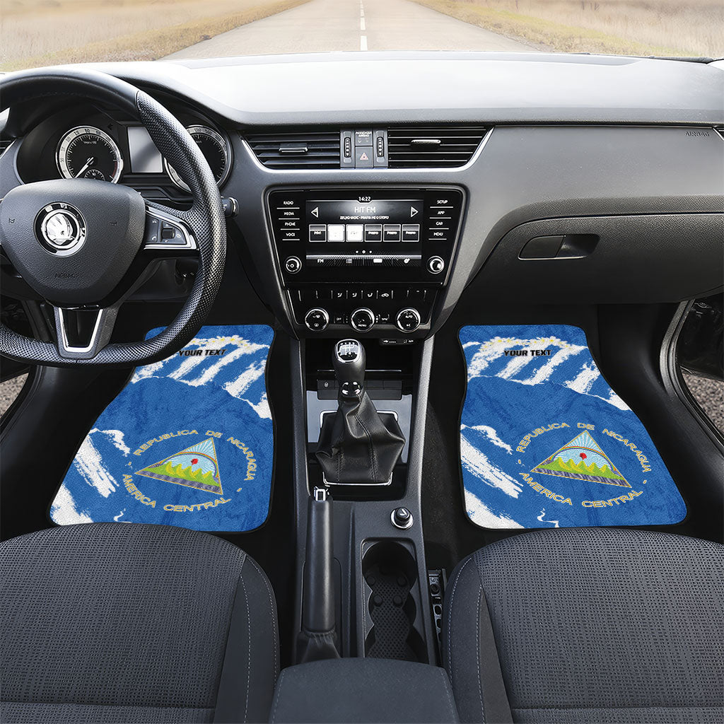 Personalized Nicaragua Sacuanjoche Car Mats Happy Independence Day