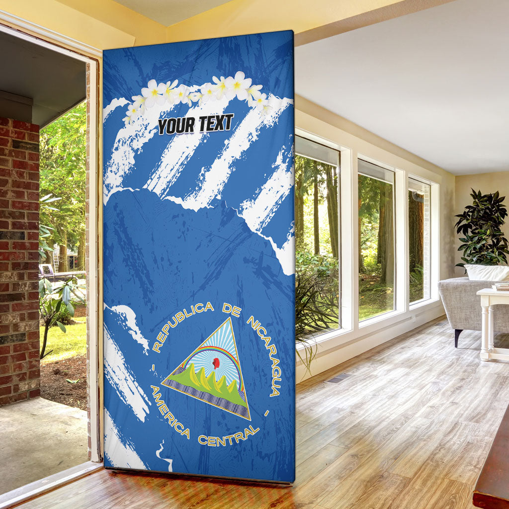 Personalized Nicaragua Sacuanjoche Door Cover Happy Independence Day