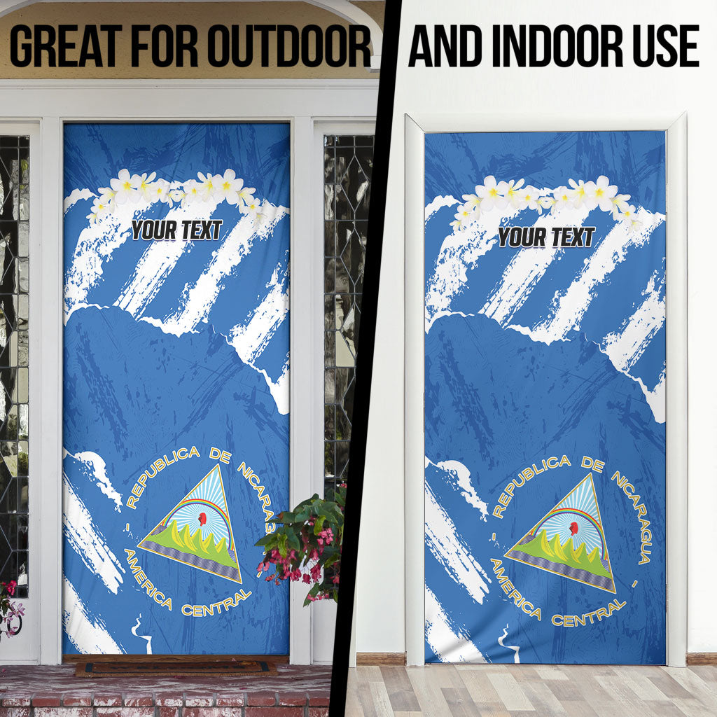 Personalized Nicaragua Sacuanjoche Door Cover Happy Independence Day