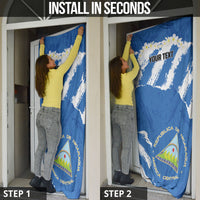 Personalized Nicaragua Sacuanjoche Door Cover Happy Independence Day