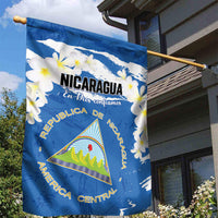 Nicaragua Sacuanjoche Garden Flag Happy Independence Day