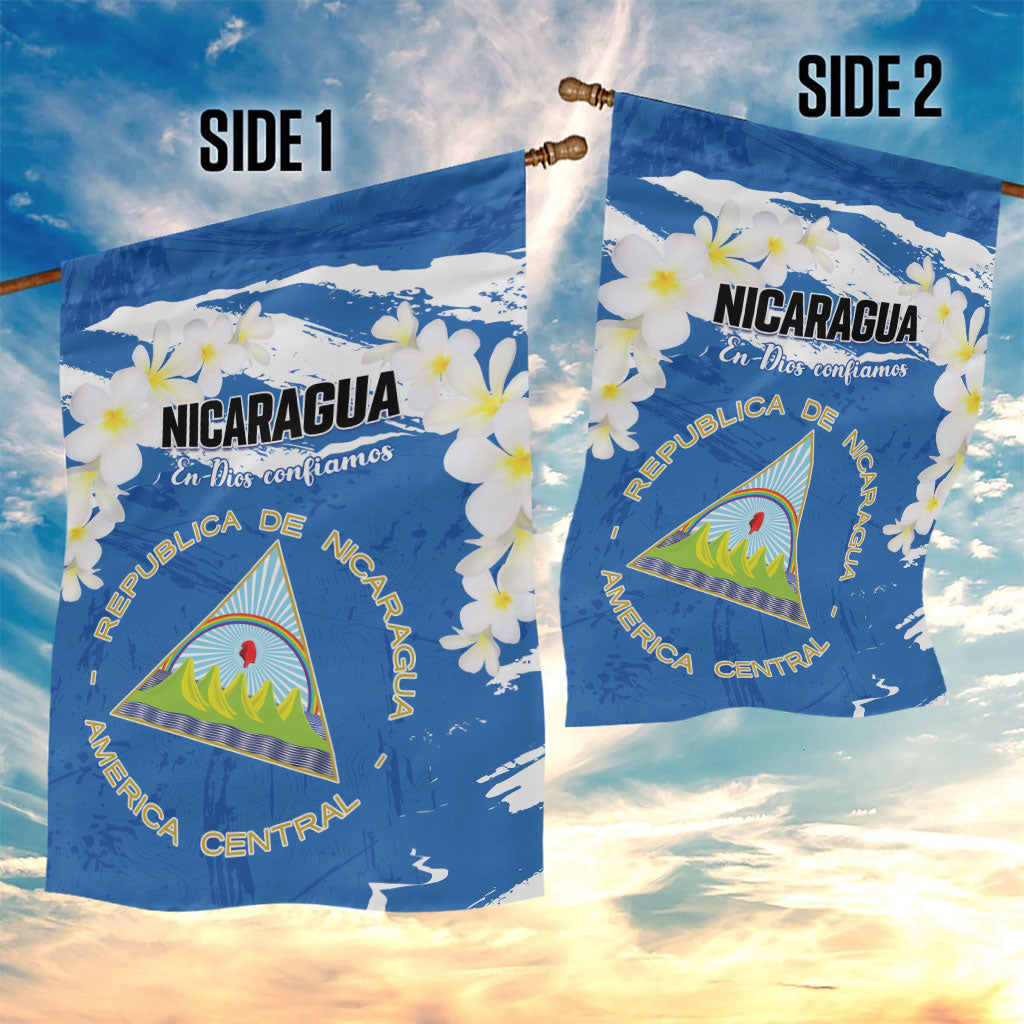 Nicaragua Sacuanjoche Garden Flag Happy Independence Day
