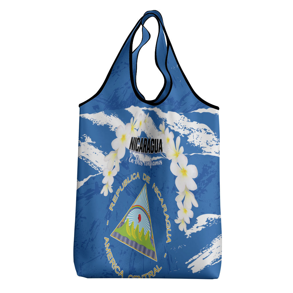 Nicaragua Sacuanjoche Grocery Bag Happy Independence Day