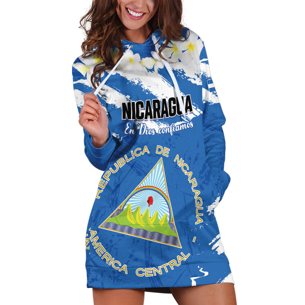 Personalized Nicaragua Sacuanjoche Hoodie Dress Happy Independence Day