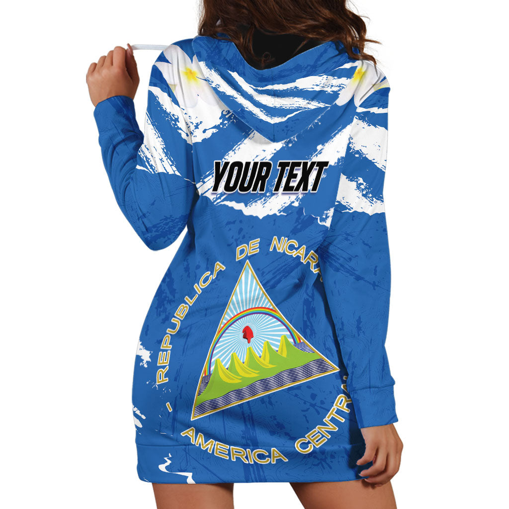 Personalized Nicaragua Sacuanjoche Hoodie Dress Happy Independence Day