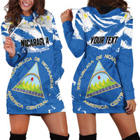 Personalized Nicaragua Sacuanjoche Hoodie Dress Happy Independence Day