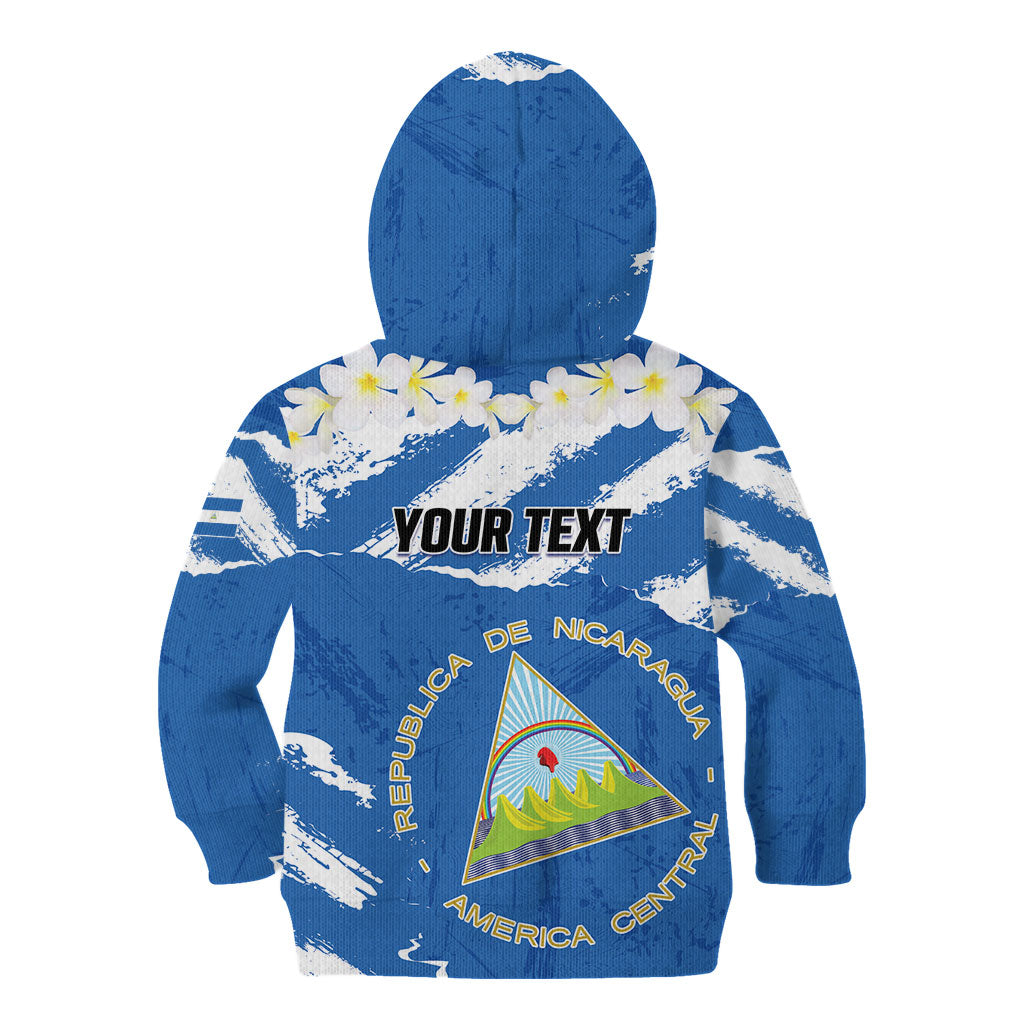 Personalized Nicaragua Sacuanjoche Kid Hoodie Happy Independence Day
