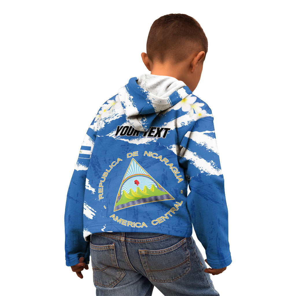 Personalized Nicaragua Sacuanjoche Kid Hoodie Happy Independence Day