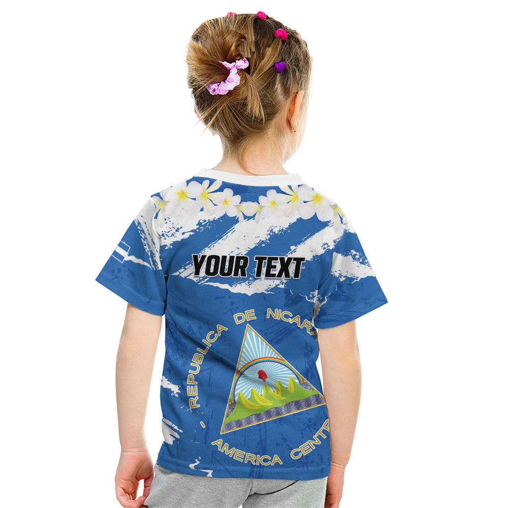Personalized Nicaragua Sacuanjoche Kid T Shirt Happy Independence Day