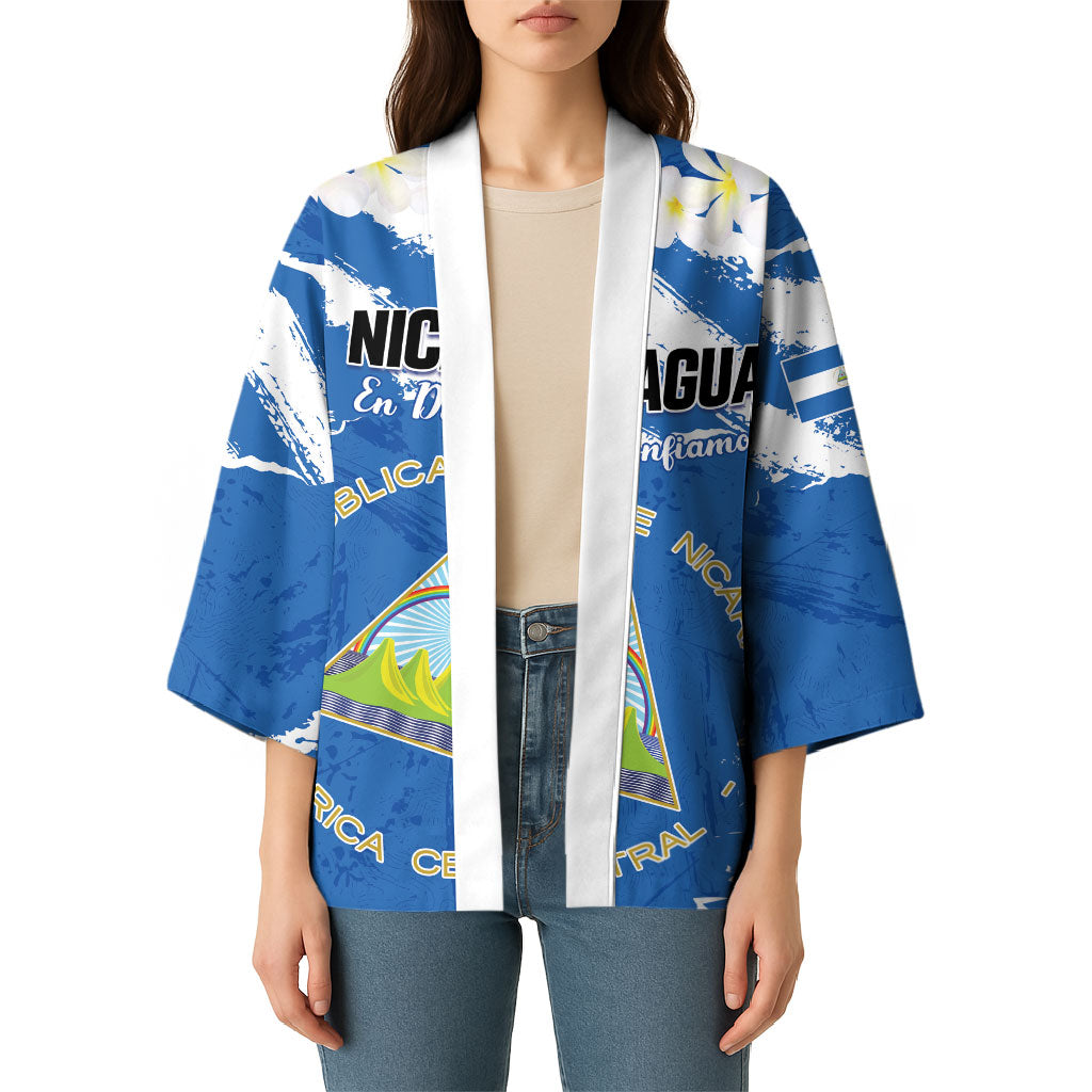 Personalized Nicaragua Sacuanjoche Kimono Happy Independence Day