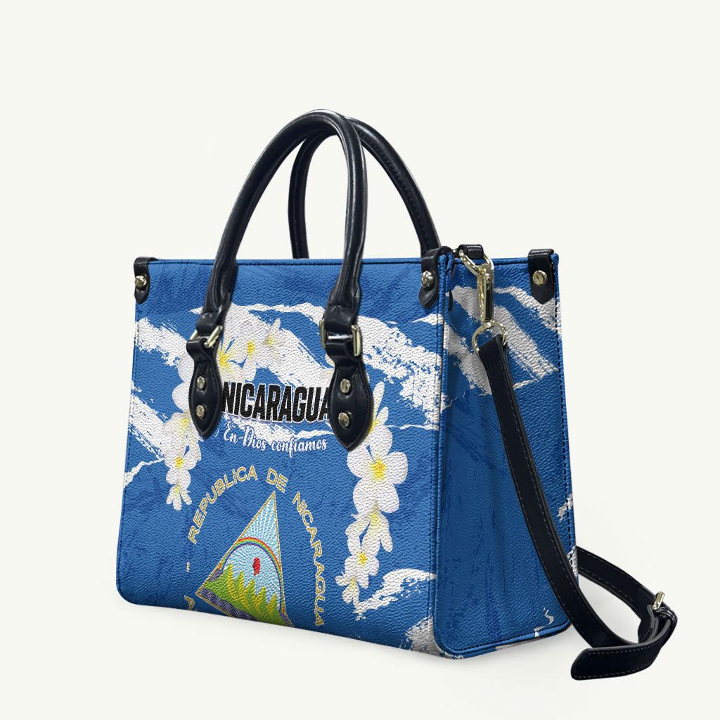 Nicaragua Sacuanjoche Leather Bag Happy Independence Day