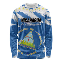 Personalized Nicaragua Sacuanjoche Long Sleeve Shirt Happy Independence Day