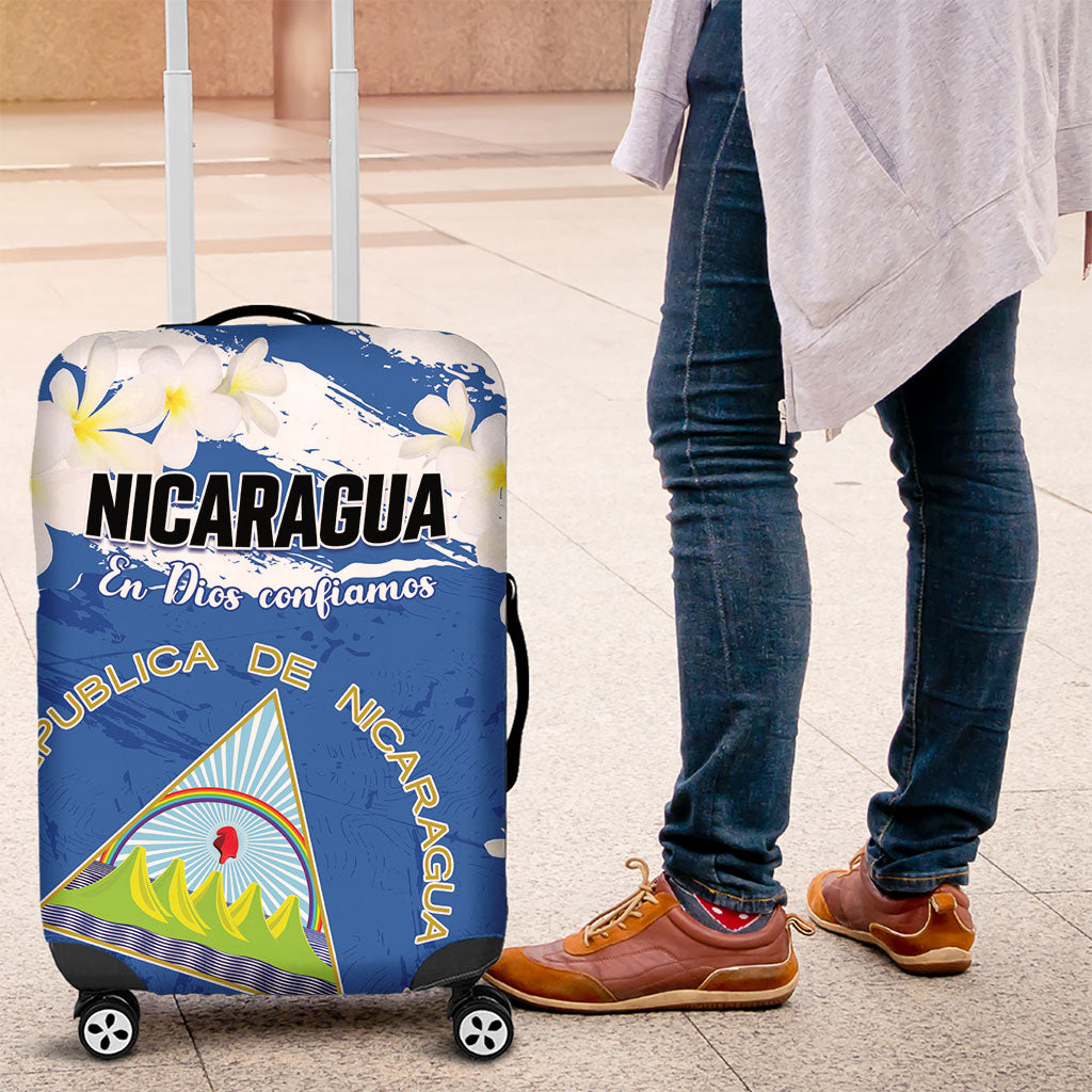 Nicaragua Sacuanjoche Luggage Cover Happy Independence Day