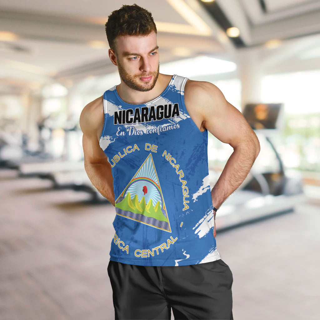 Personalized Nicaragua Sacuanjoche Men Tank Top Happy Independence Day