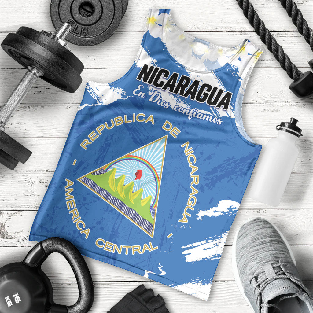 Personalized Nicaragua Sacuanjoche Men Tank Top Happy Independence Day