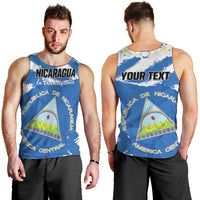 Personalized Nicaragua Sacuanjoche Men Tank Top Happy Independence Day