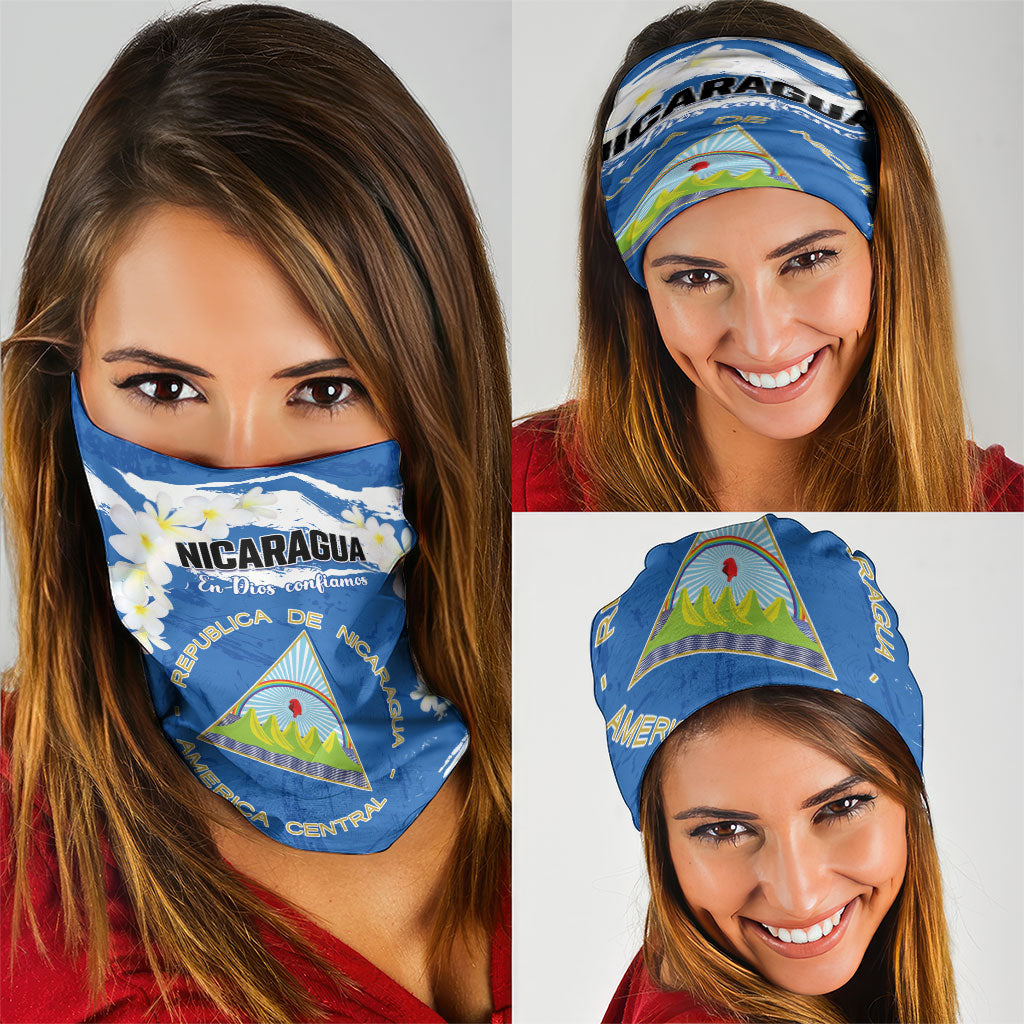 Nicaragua Sacuanjoche Neck Gaiter Happy Independence Day