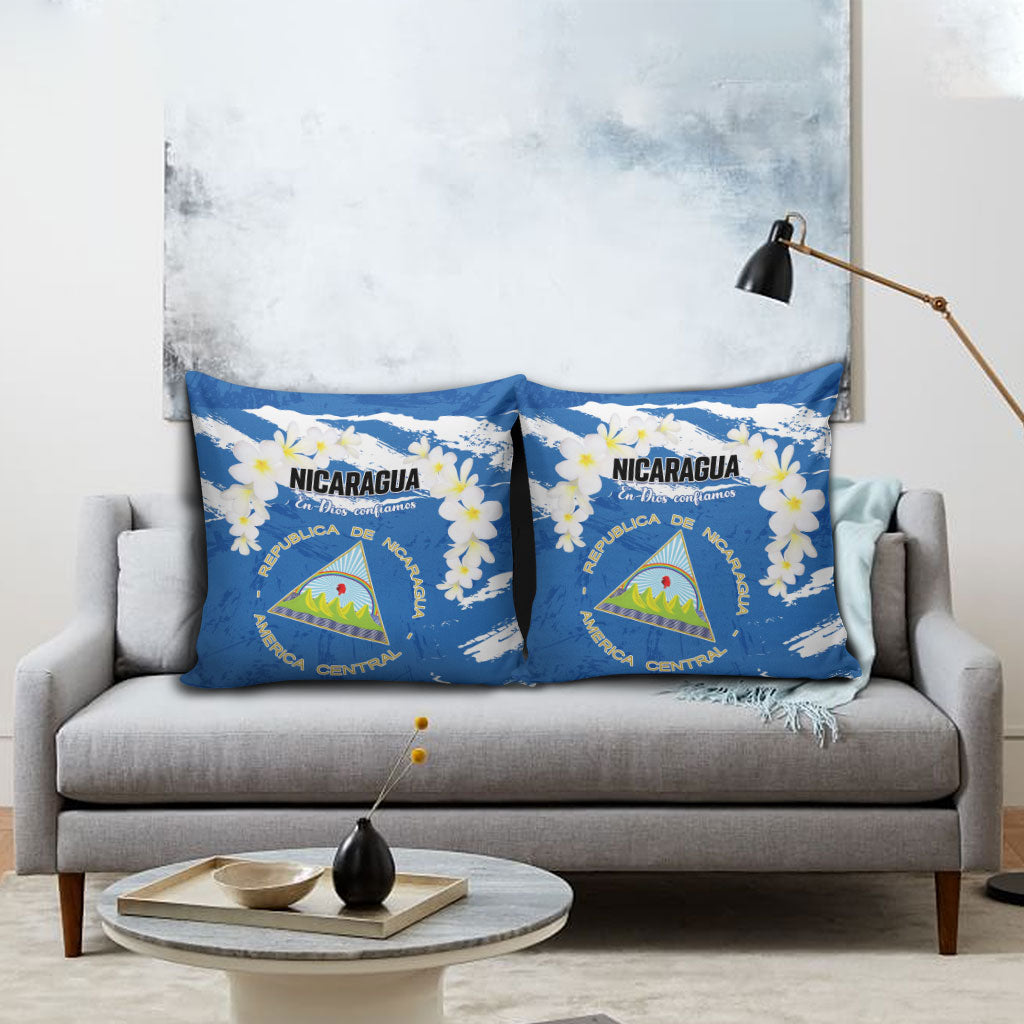 Nicaragua Sacuanjoche Pillow Cover Happy Independence Day