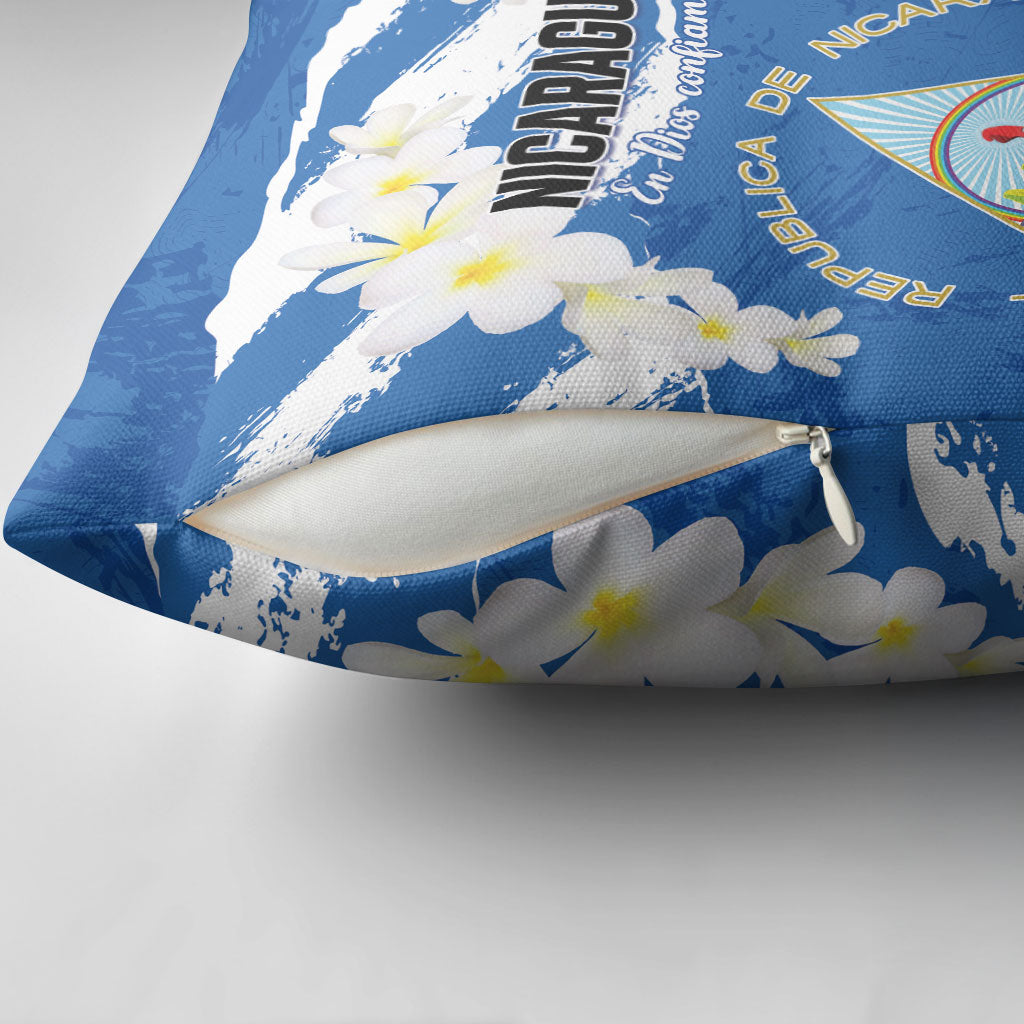 Nicaragua Sacuanjoche Pillow Cover Happy Independence Day
