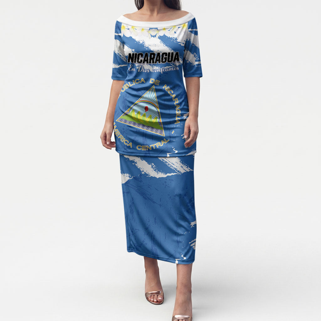 Personalized Nicaragua Sacuanjoche Puletasi Happy Independence Day
