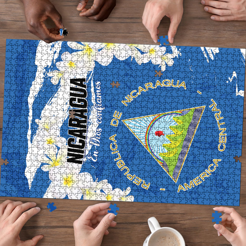 Nicaragua Sacuanjoche Puzzle Happy Independence Day