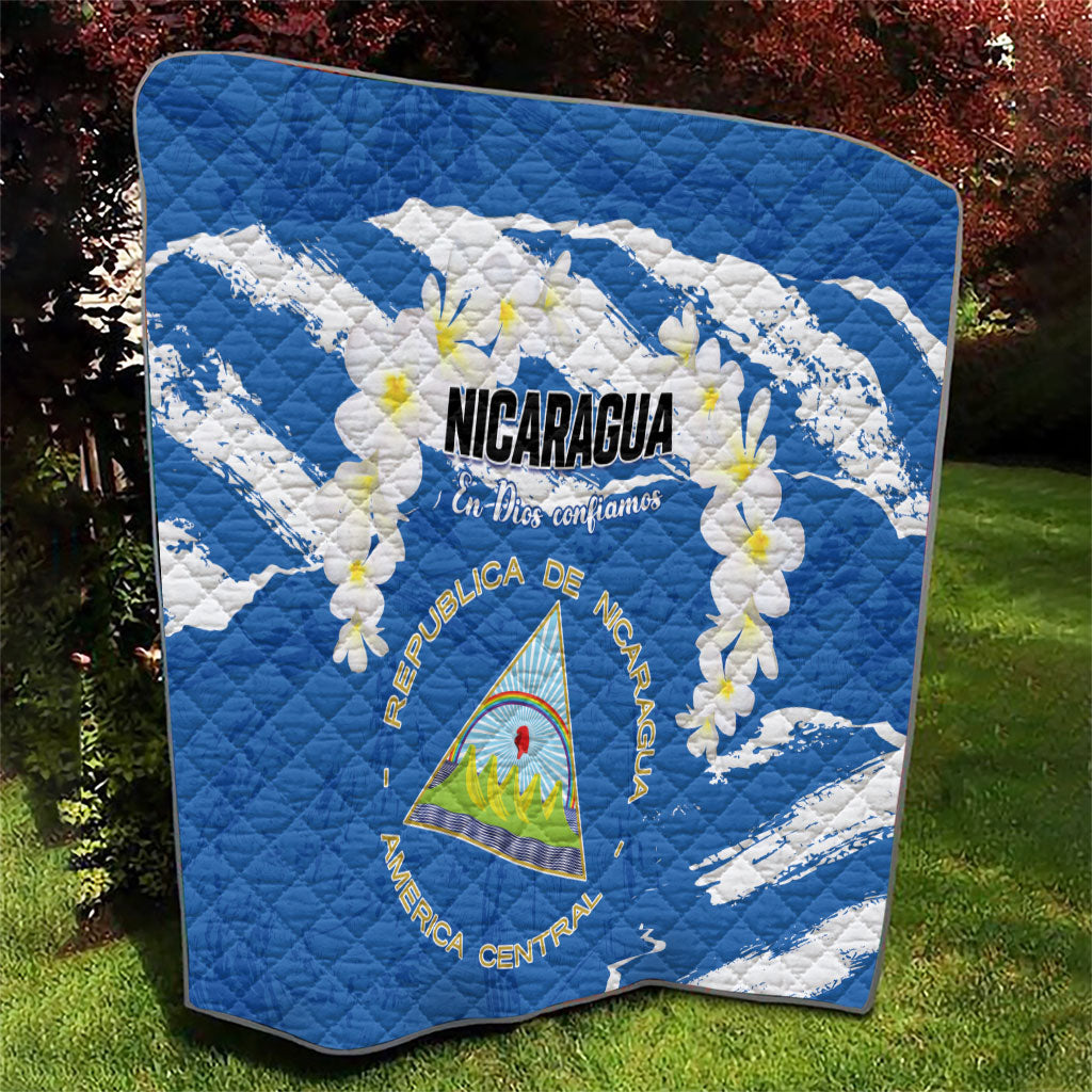 Nicaragua Sacuanjoche Quilt Happy Independence Day