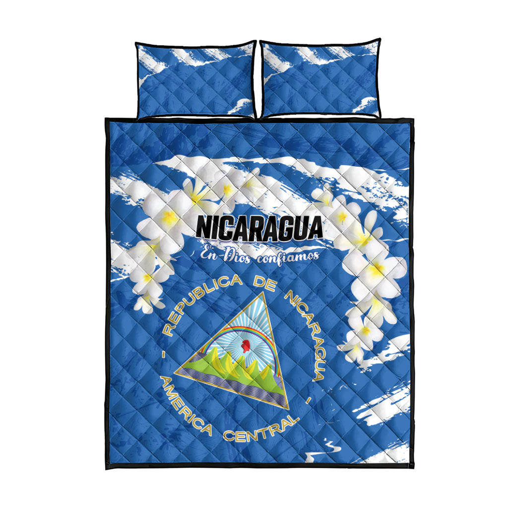 Nicaragua Sacuanjoche Quilt Bed Set Happy Independence Day