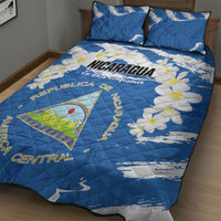 Nicaragua Sacuanjoche Quilt Bed Set Happy Independence Day