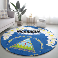 Nicaragua Sacuanjoche Round Carpet Happy Independence Day