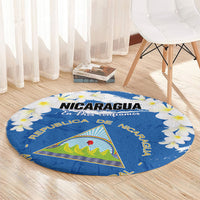 Nicaragua Sacuanjoche Round Carpet Happy Independence Day