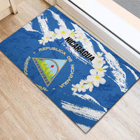 Nicaragua Sacuanjoche Rubber Doormat Happy Independence Day