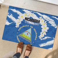 Nicaragua Sacuanjoche Rubber Doormat Happy Independence Day