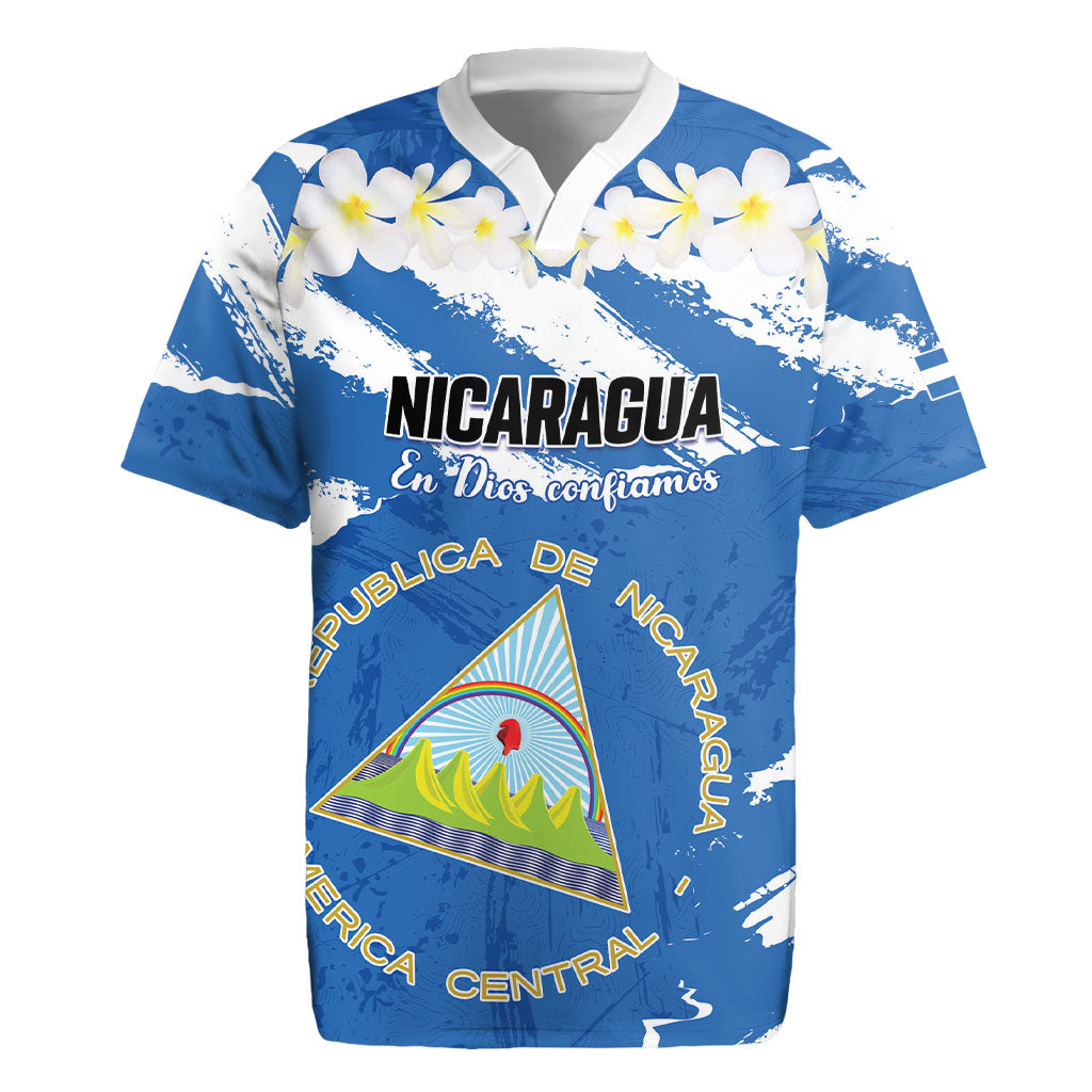 Personalized Nicaragua Sacuanjoche Rugby Jersey Happy Independence Day