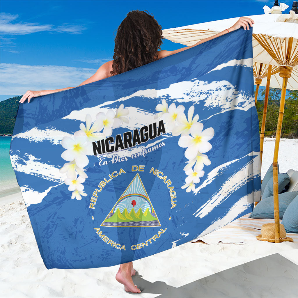 Nicaragua Sacuanjoche Sarong Happy Independence Day