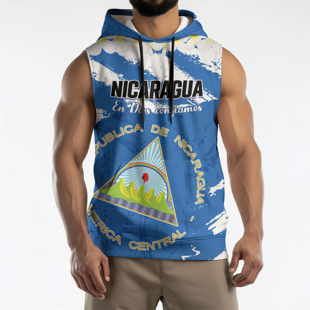 Personalized Nicaragua Sacuanjoche Sleeveless Hoodie Happy Independence Day
