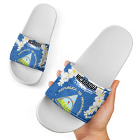 Nicaragua Sacuanjoche Slide Sandals Happy Independence Day