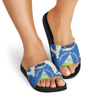 Nicaragua Sacuanjoche Slide Sandals Happy Independence Day