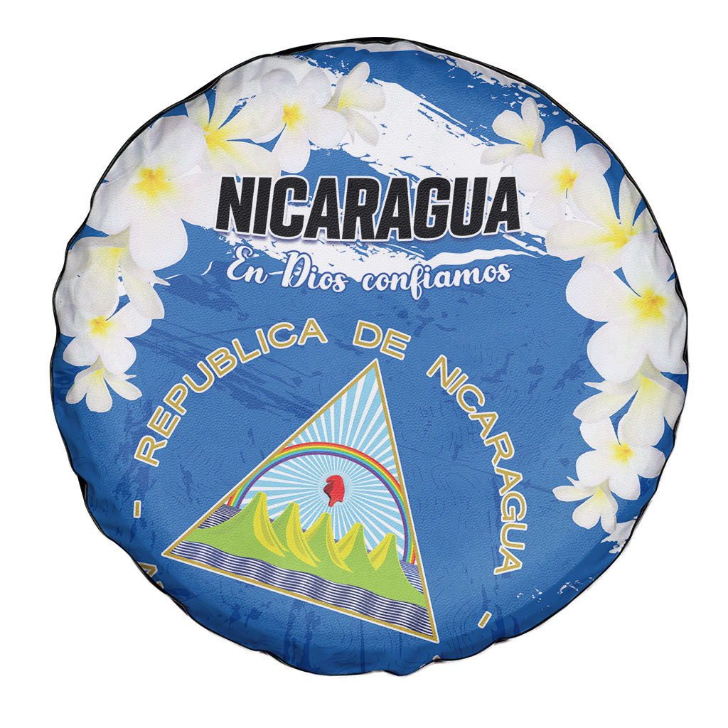 Nicaragua Sacuanjoche Spare Tire Cover Happy Independence Day