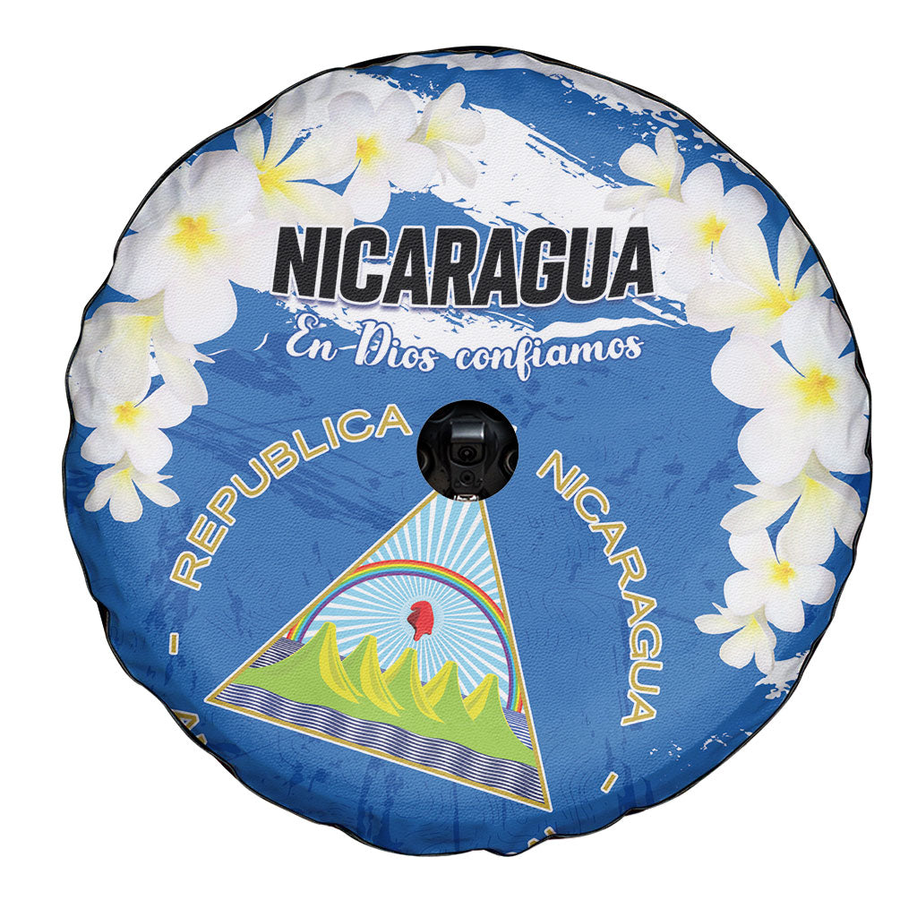 Nicaragua Sacuanjoche Spare Tire Cover Happy Independence Day