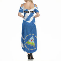 Personalized Nicaragua Sacuanjoche Summer Maxi Dress Happy Independence Day