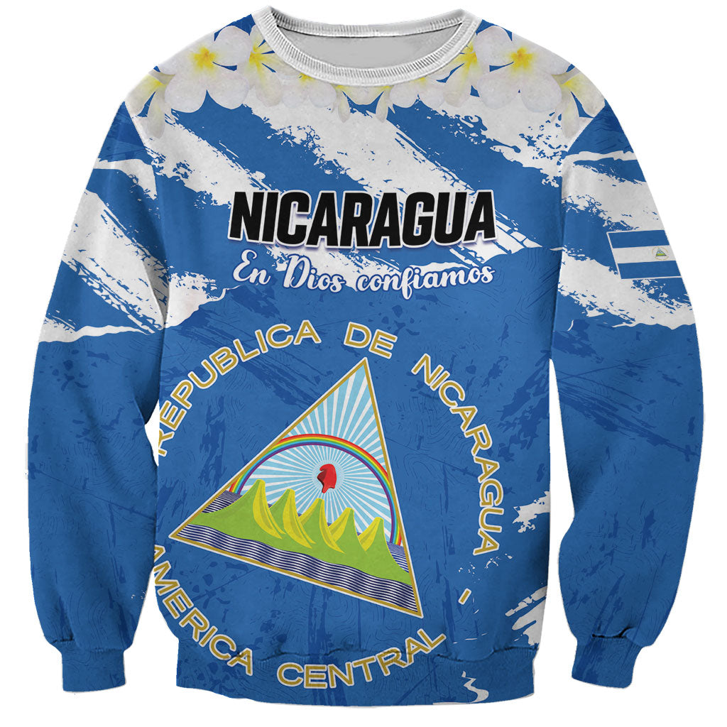Personalized Nicaragua Sacuanjoche Sweatshirt Happy Independence Day