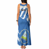 Personalized Nicaragua Sacuanjoche Tank Maxi Dress Happy Independence Day