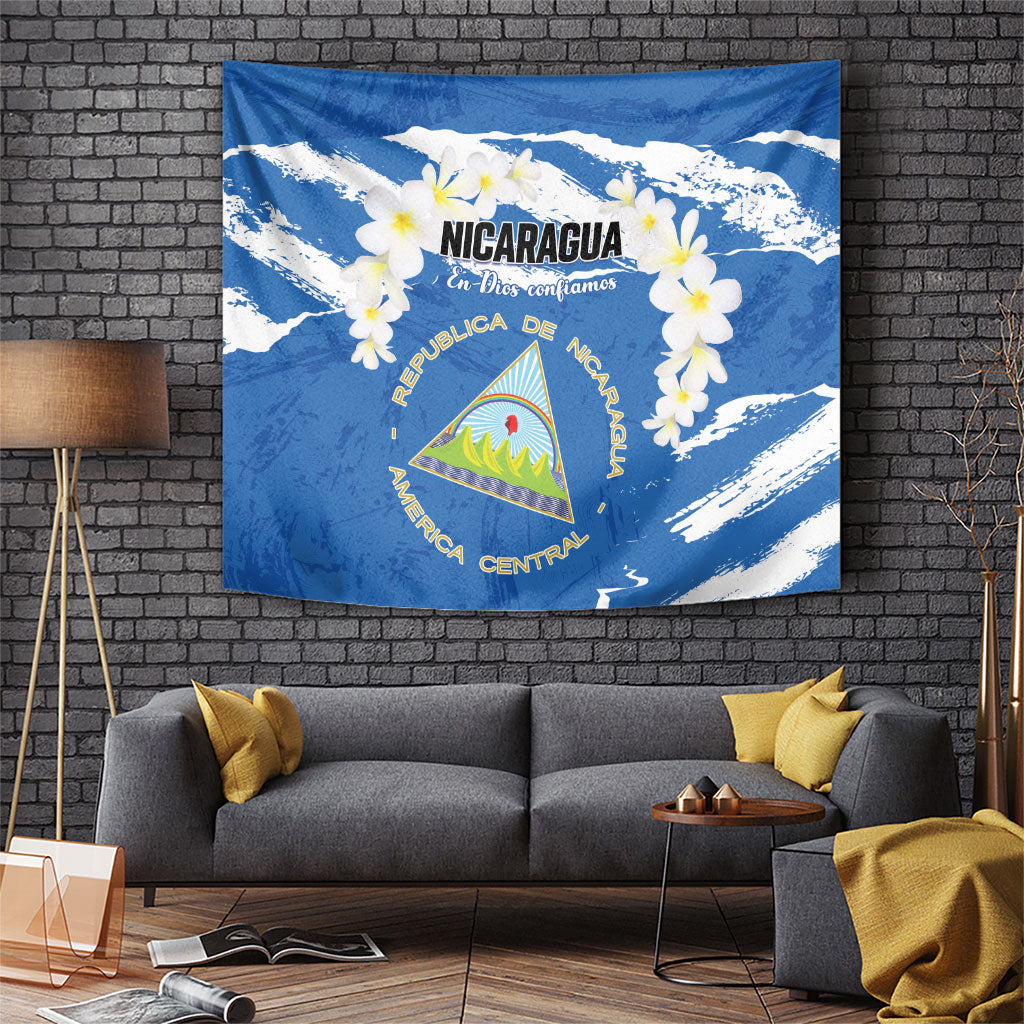 Nicaragua Sacuanjoche Tapestry Happy Independence Day