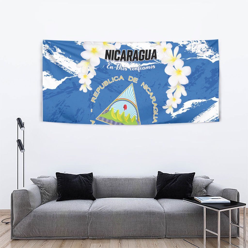 Nicaragua Sacuanjoche Tapestry Happy Independence Day