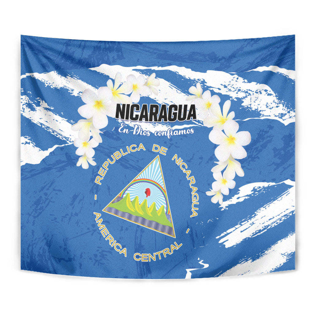 Nicaragua Sacuanjoche Tapestry Happy Independence Day